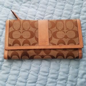 Coach signature logo wallet (large)